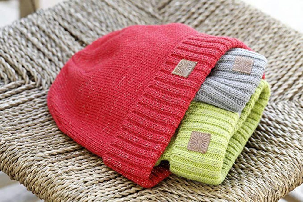 RUBBERNECK Beanie Flash Beanie aus reflektierender Wolle mit weichem Innenfleece One Size, Damen und Herren