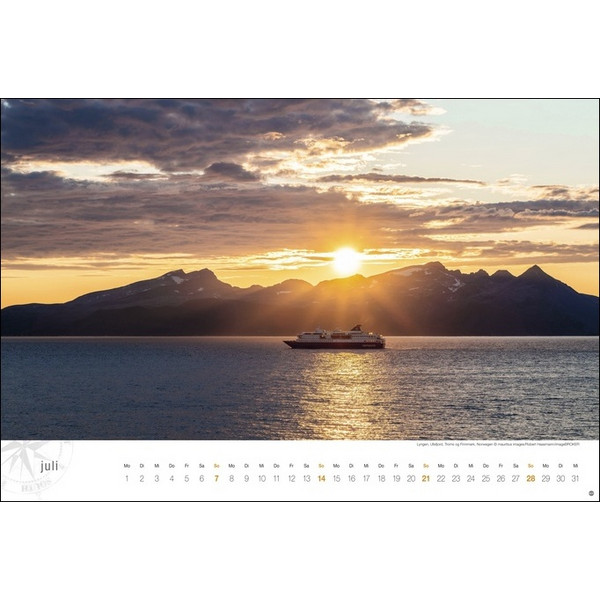 HURTIGRUTEN GLOBETROTTER KALENDER 2024 - Kalender
