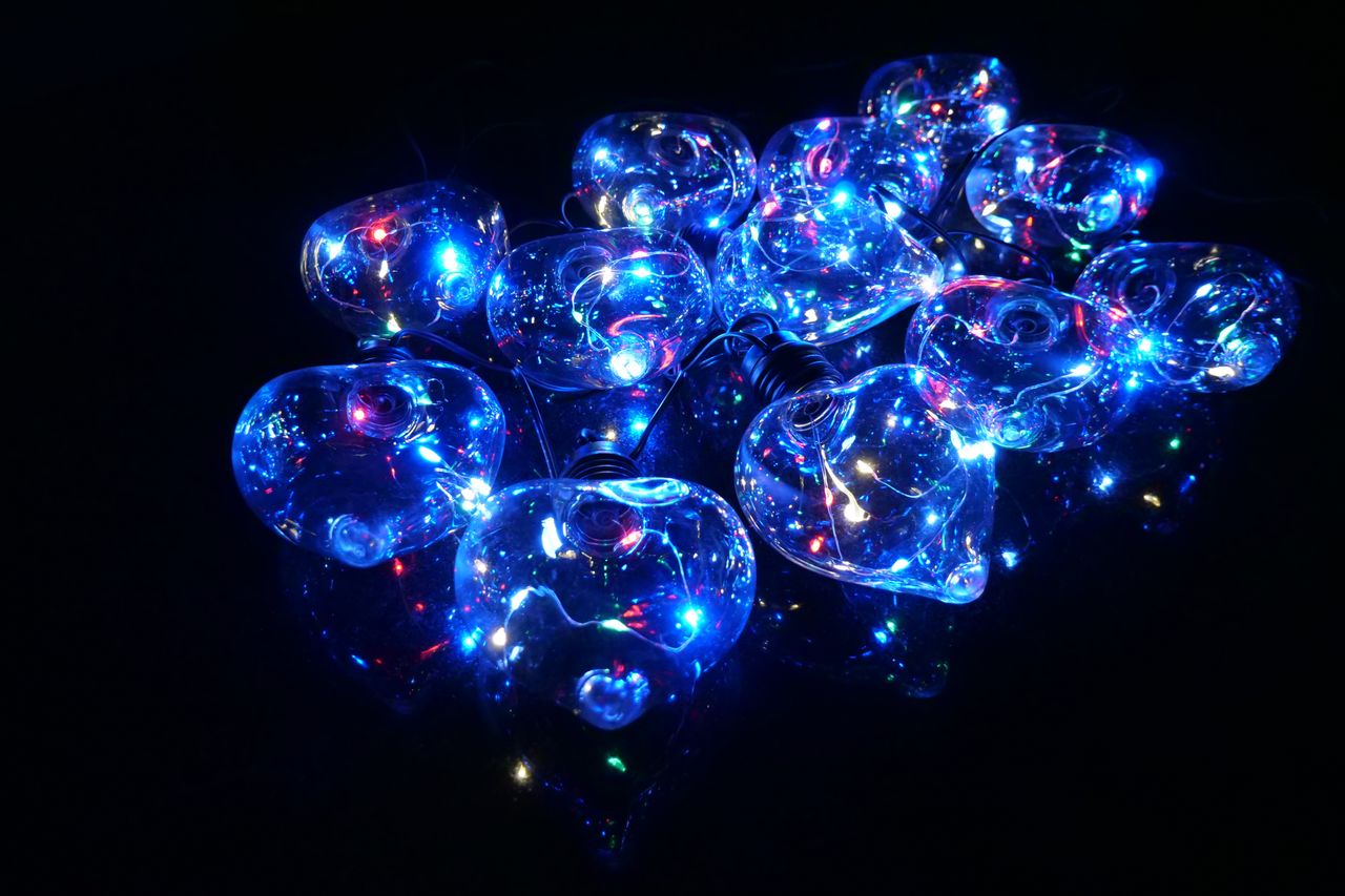 I-Glow XXL-Solar-Lichterkette - Herzen