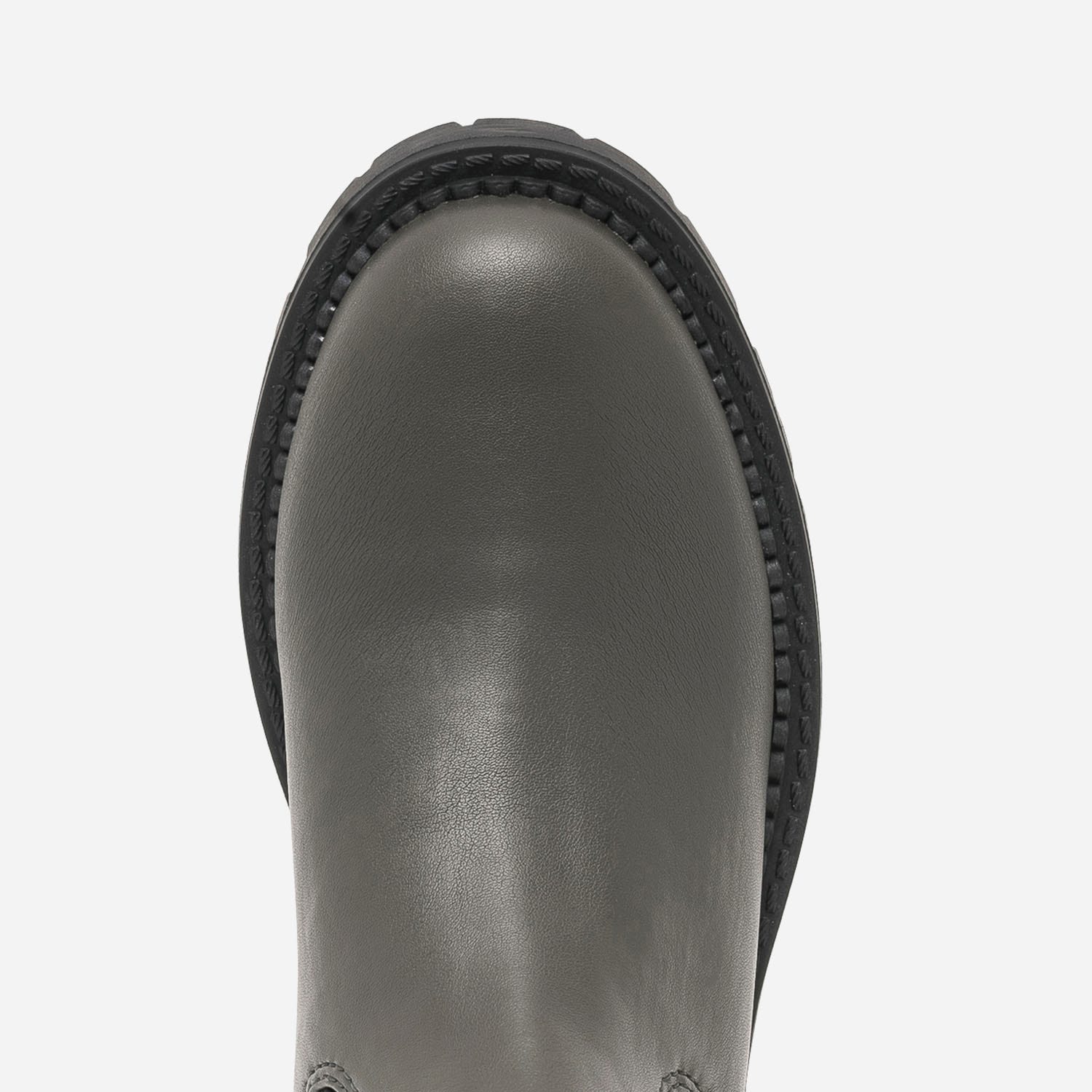 Chelsea boots TEXTO kaki à tige-chaussette noire