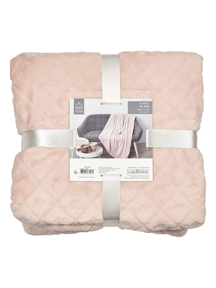 Ethnical Life Plaid in Rosa - (L)200 x (B)140 cm günstig kaufen onesize