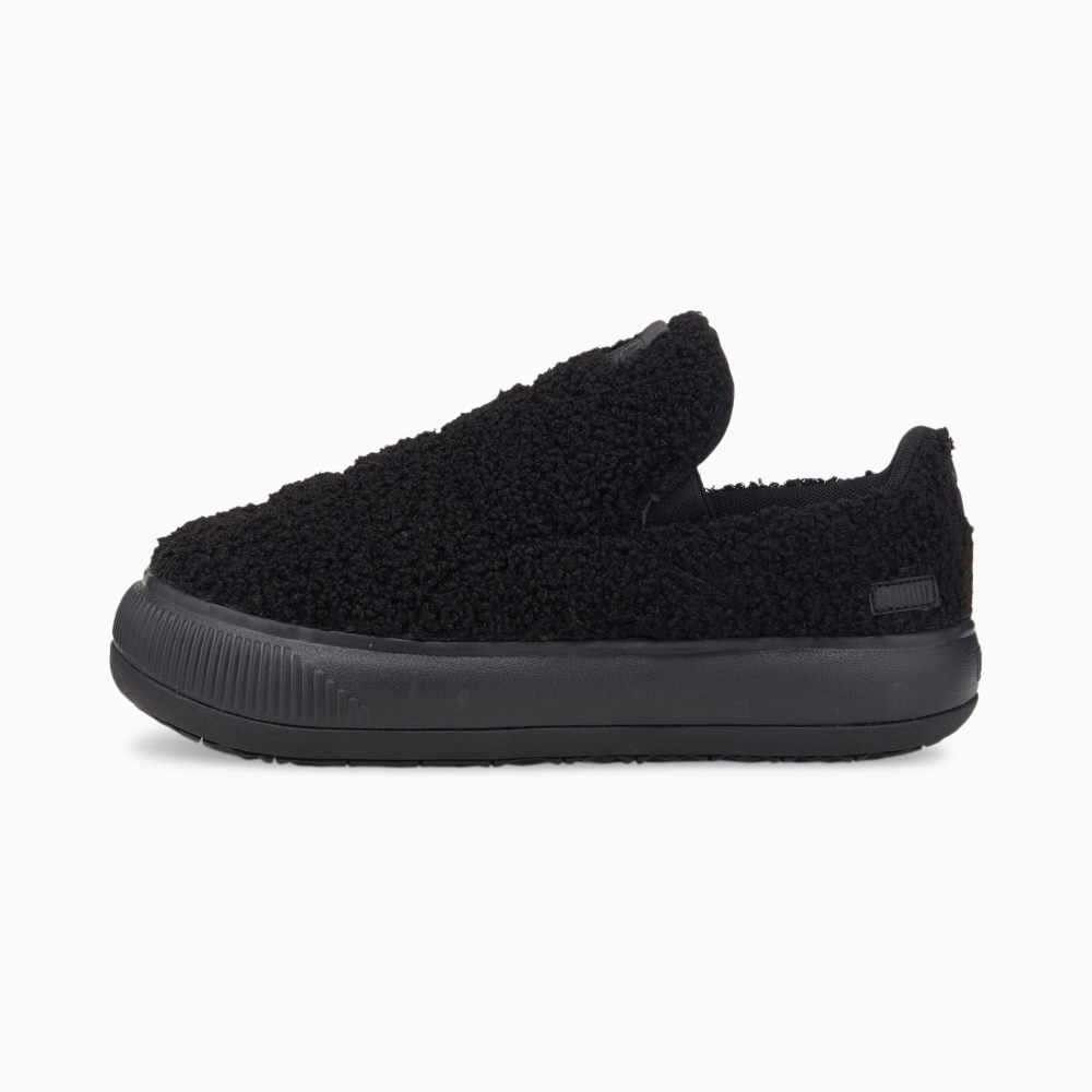 PUMA Suede Mayu Slip on Teddy 384887 01 / schwarz