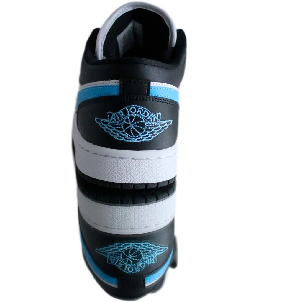 Jordan 1 Low Black University Blue White