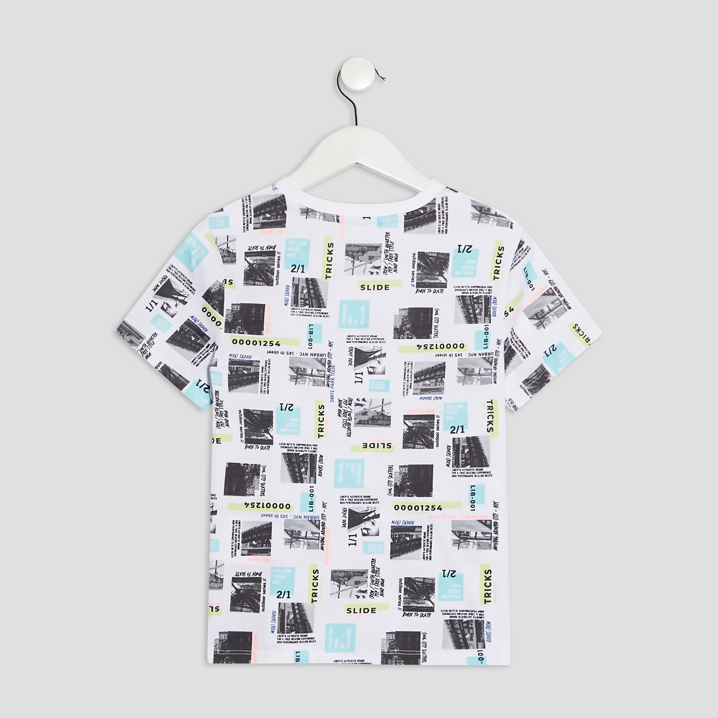 T-shirt manches courtes blanc garçon | La Halle