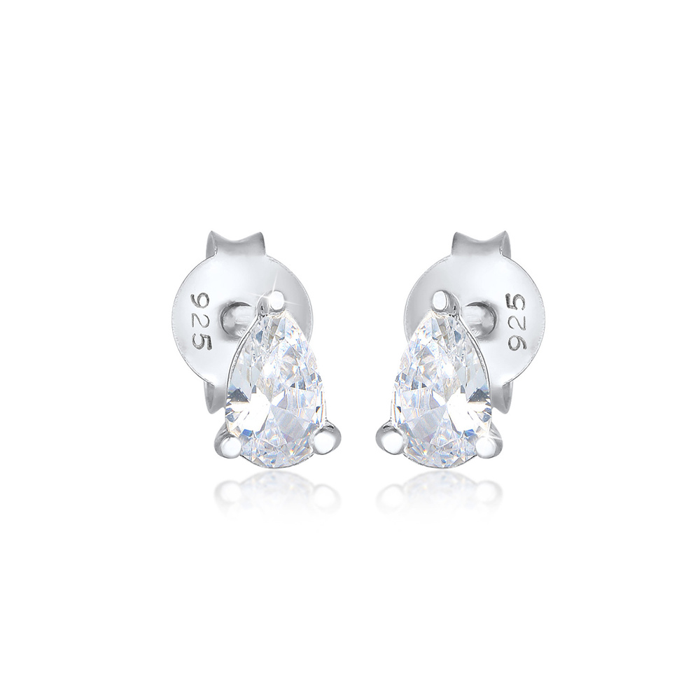Elli Elli Boucles d'Oreilles Clous d'oreilles pour femmes Elegant Classic avec cristau Boucles d'oreilles
