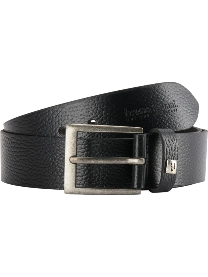 Bruno Banani Ledergürtel NELSON in Schwarz günstig kaufen