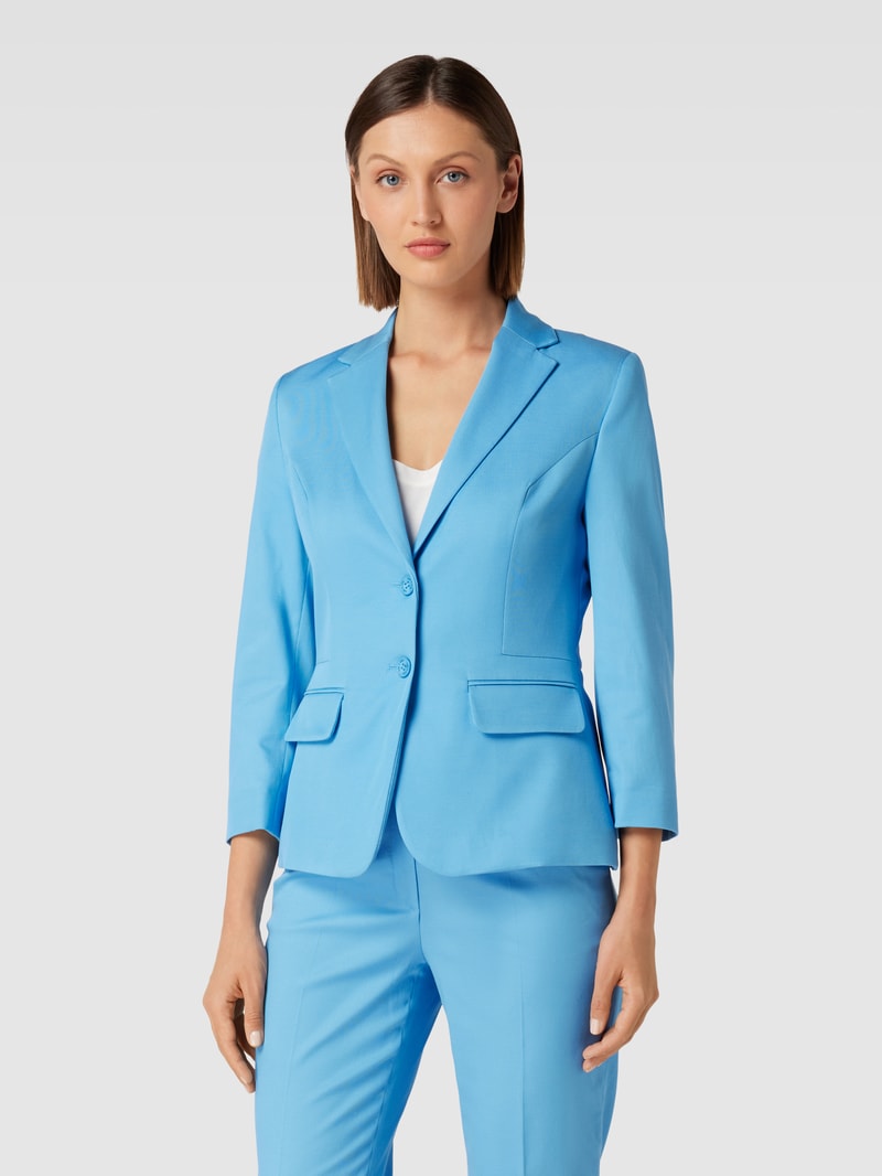 Blazer mit Reverskragen in hellblau