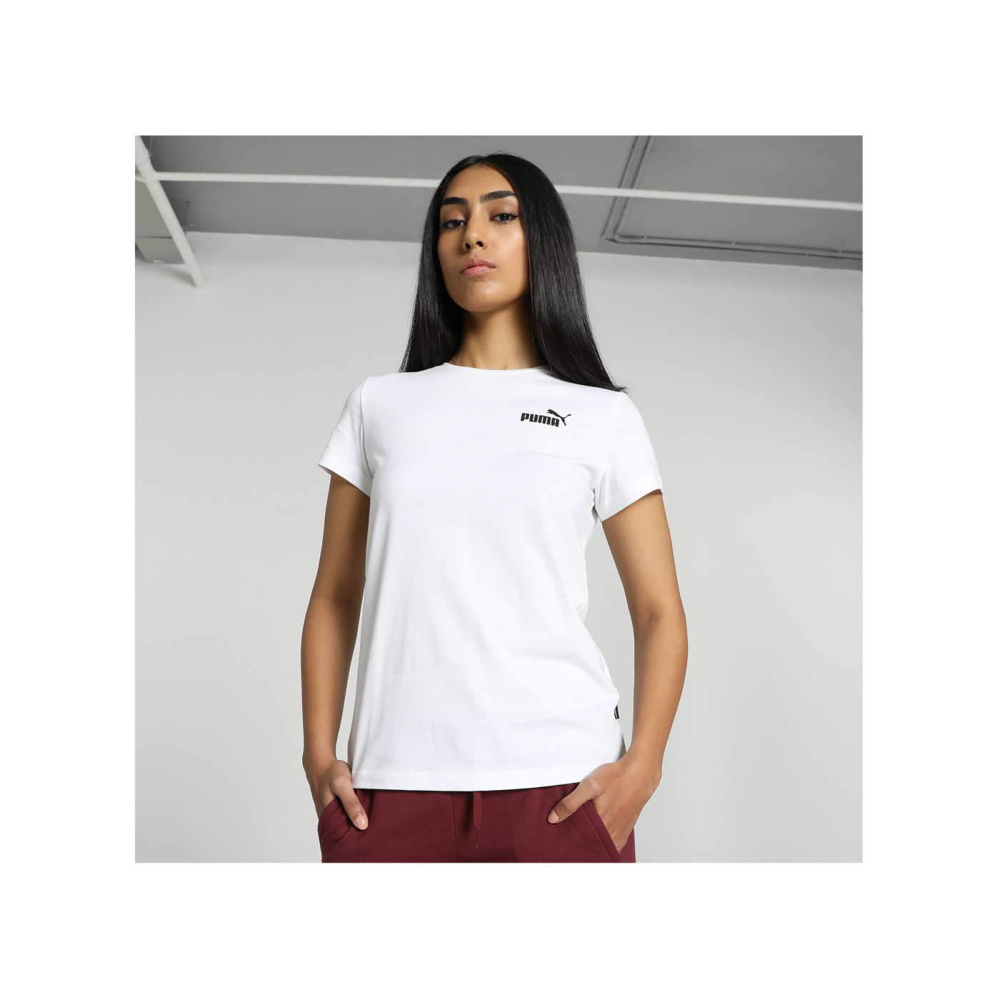 PUMA ESS Small Logo T-Shirt Damen F02
