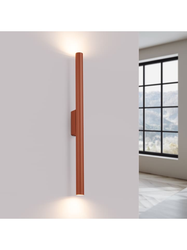 Nice Lamps Wandleuchte FIDEUS 2 roter Ocker H 50 cm günstig kaufen onesize