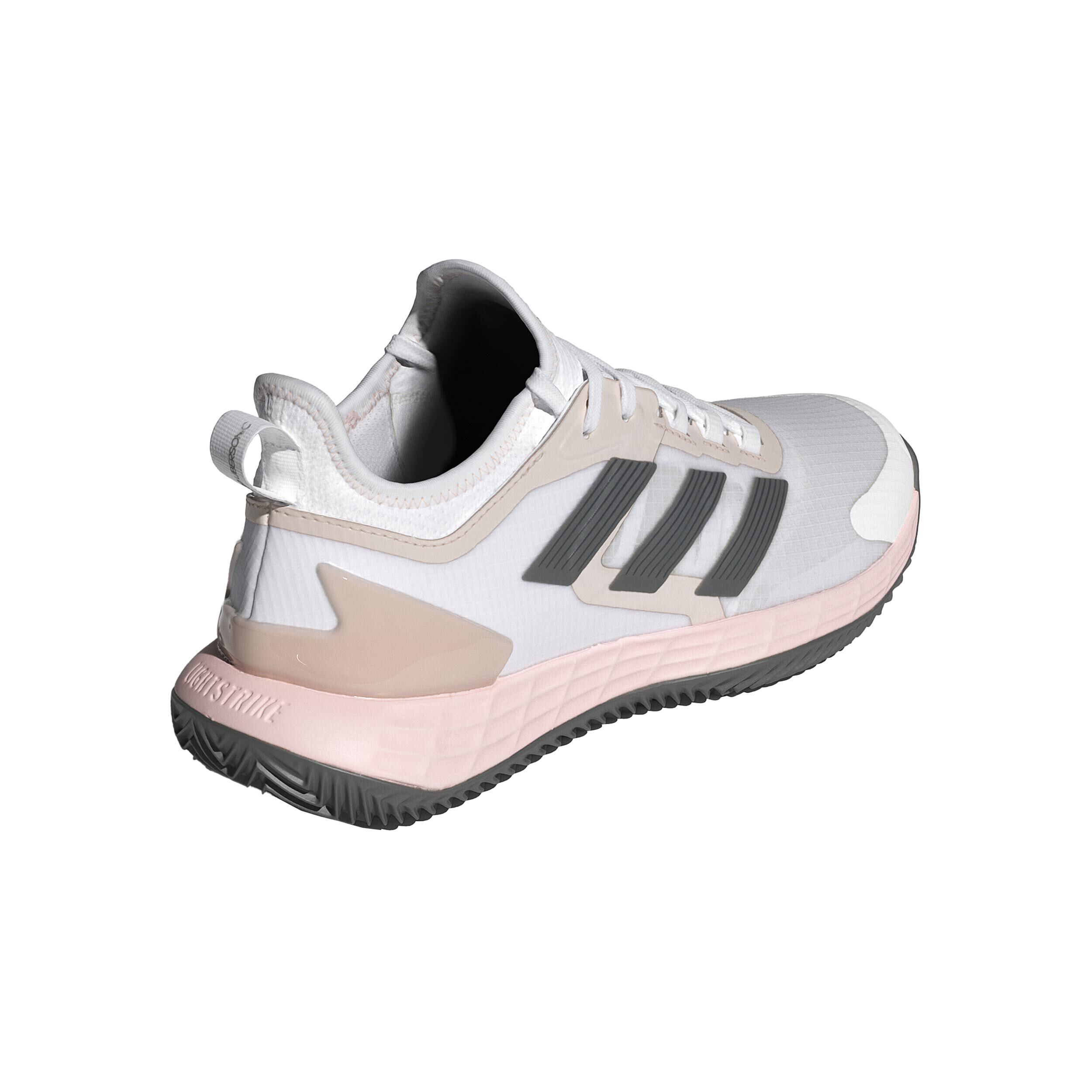 Adizero Ubersonic 4.1 Sandplatzschuh Damen - Hellgrau, Rosa