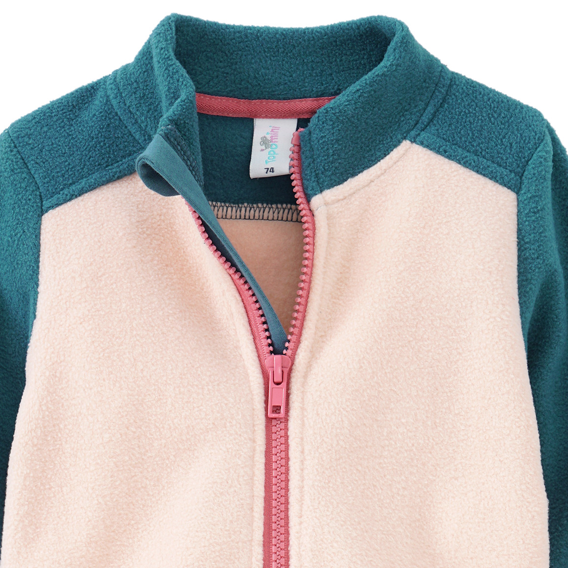 Baby Fleecejacke mit Stehkragen