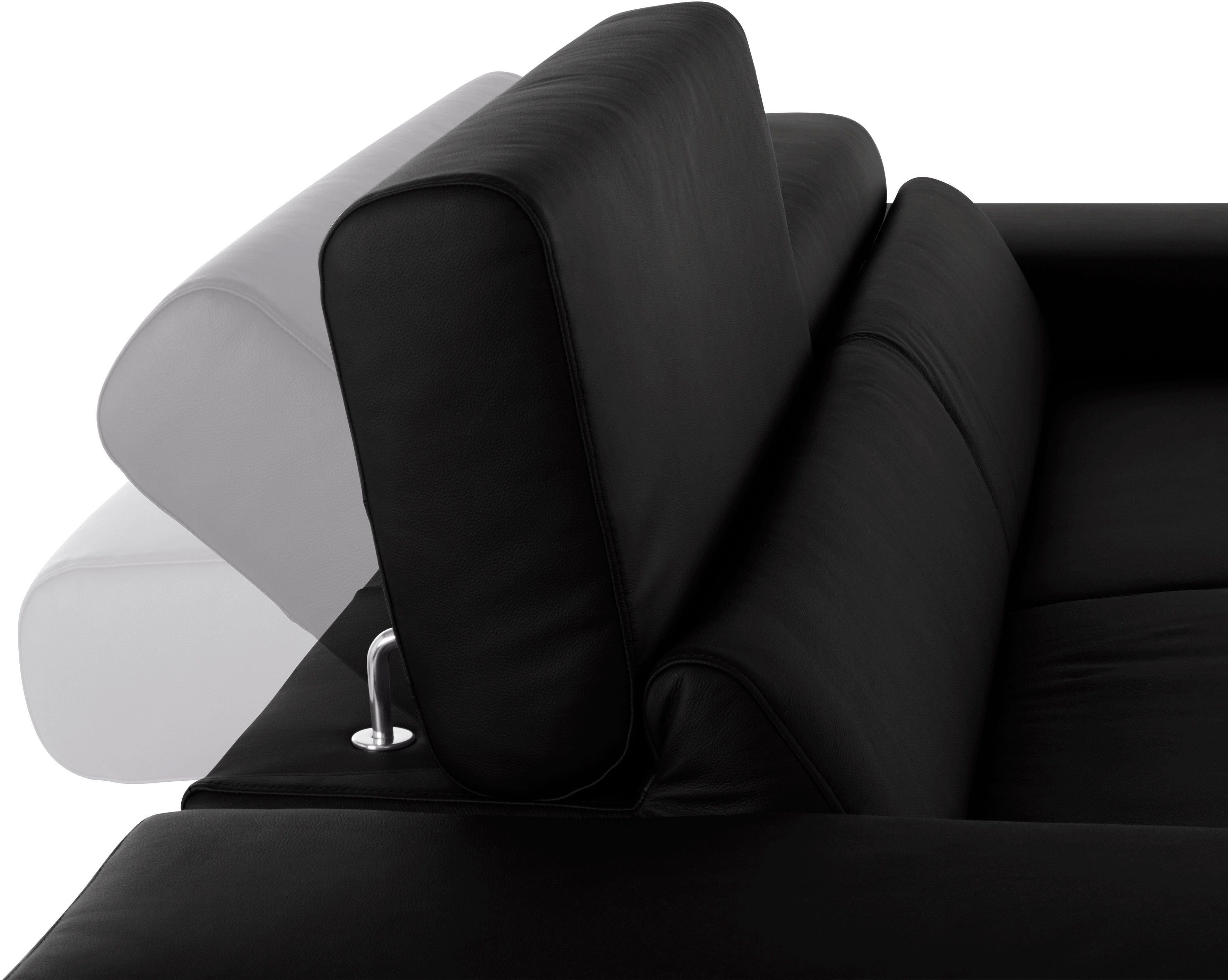 W.SCHILLIG 2-Sitzer finn, German Design Award 2016, Naturwalkleder der Luxusklasse, Breite 210cm