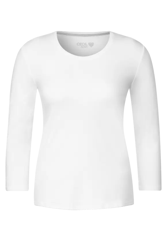 CECIL Basic Shirt mit Rundhals