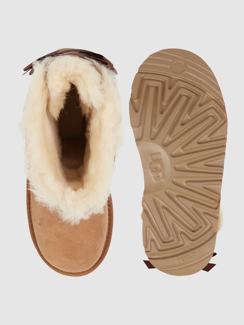 Stiefel mit Schleifen-Details Modell 'BAILEY' in camel