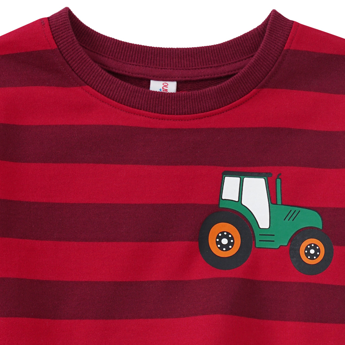 Kinder Sweatshirt mit Blockstreifen