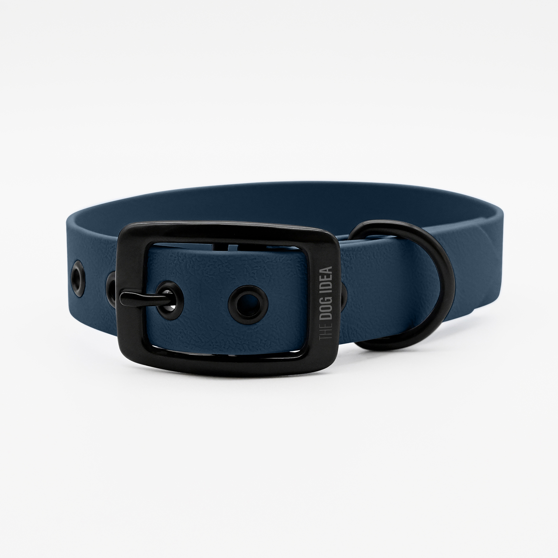 THE DOG IDEA Hundehalsbänder THE DOG IDEA Biothane Halsband Navy Schwarz XS