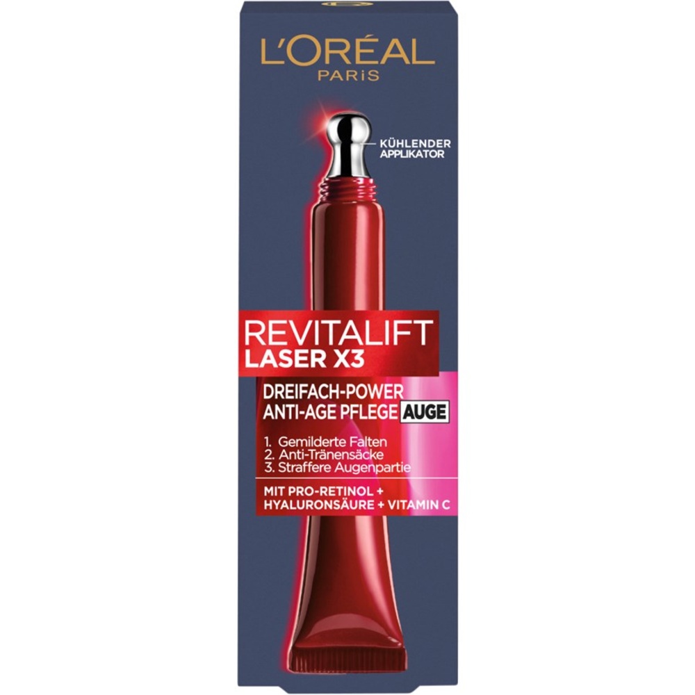 L´Oréal Paris Crème contour des yeux anti-âge Laser X3 soin des yeux