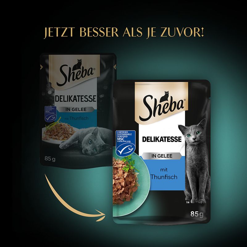 Sparpaket Sheba Varietäten Frischebeutel 56 x 85 g