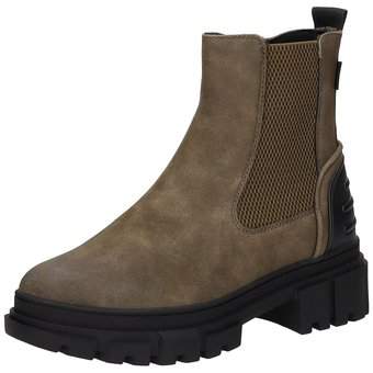 s.Oliver Chelsea Boots in grün