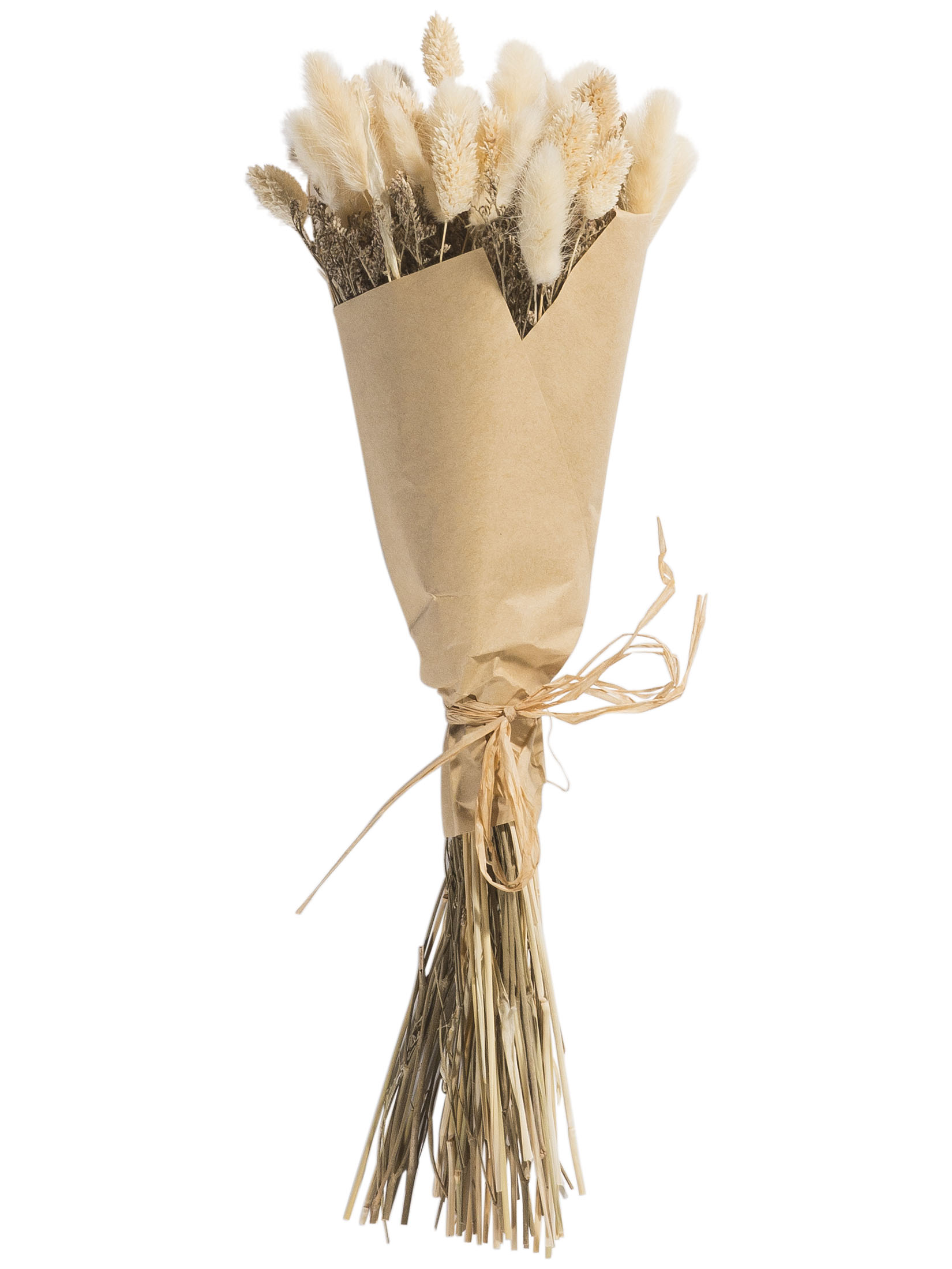 Flowerbouquet Trockenblume, Beige