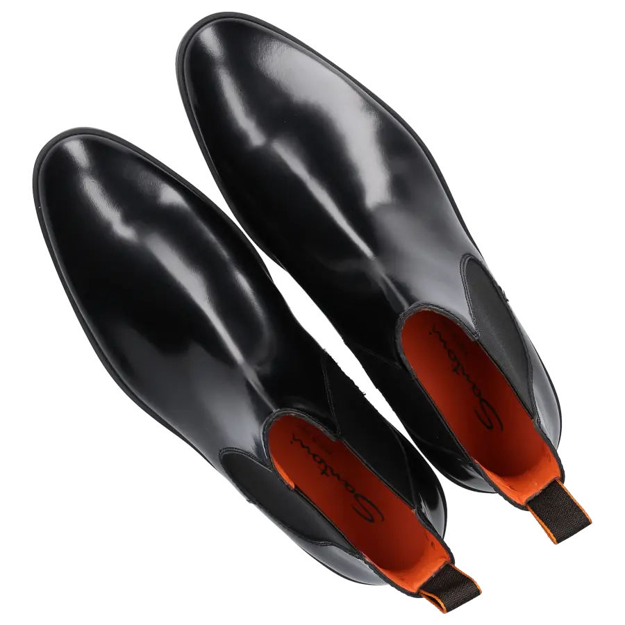 Santoni - Stiefeletten 17833 Kalbsleder - schwarz