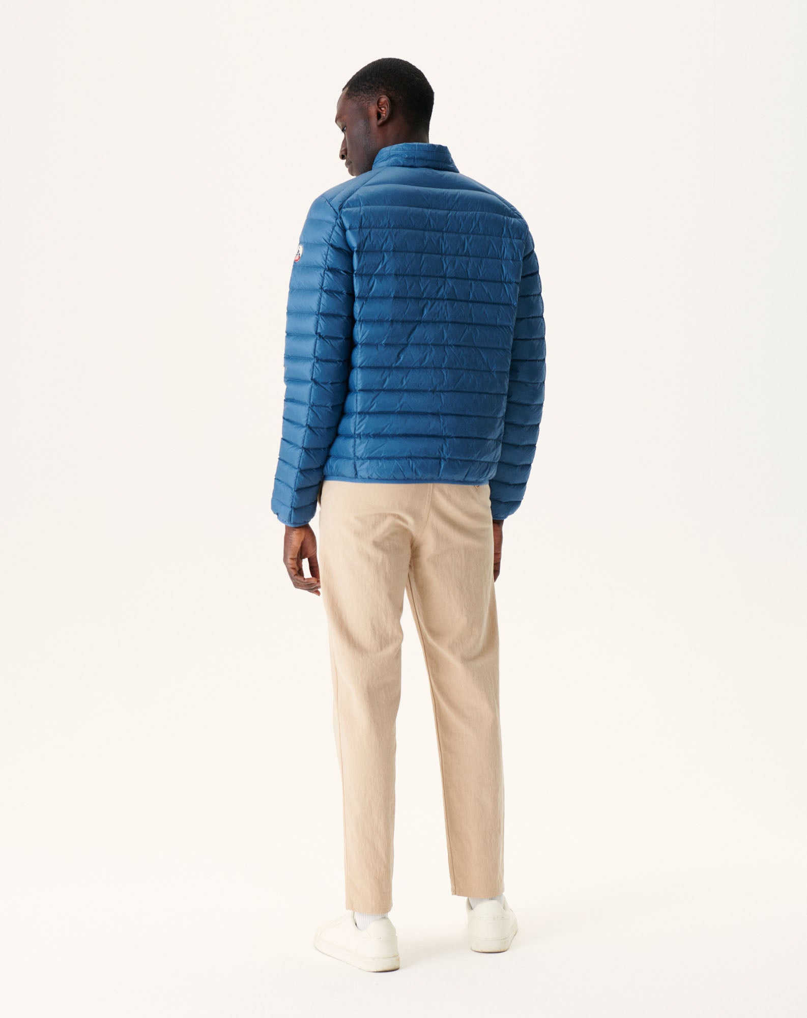 Doudoune légère Bleu jeans Mat