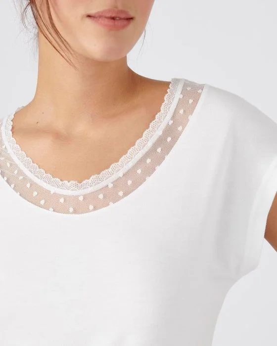 T-shirt Thermol'love tulle plumetis