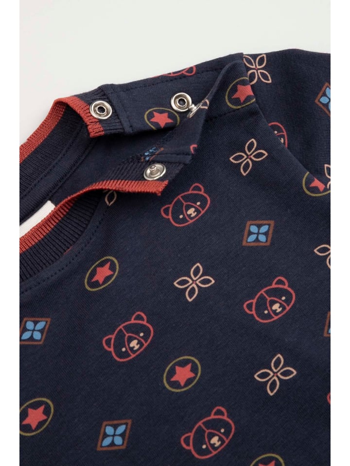 Coccodrillo Langärmeliges T-shirt in dunkelblau günstig kaufen 68