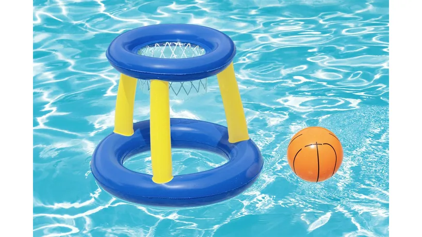 Bestway - Splash 'N' Hoop Schwimmendes Basketball-Set Ø 59 x 49 cm