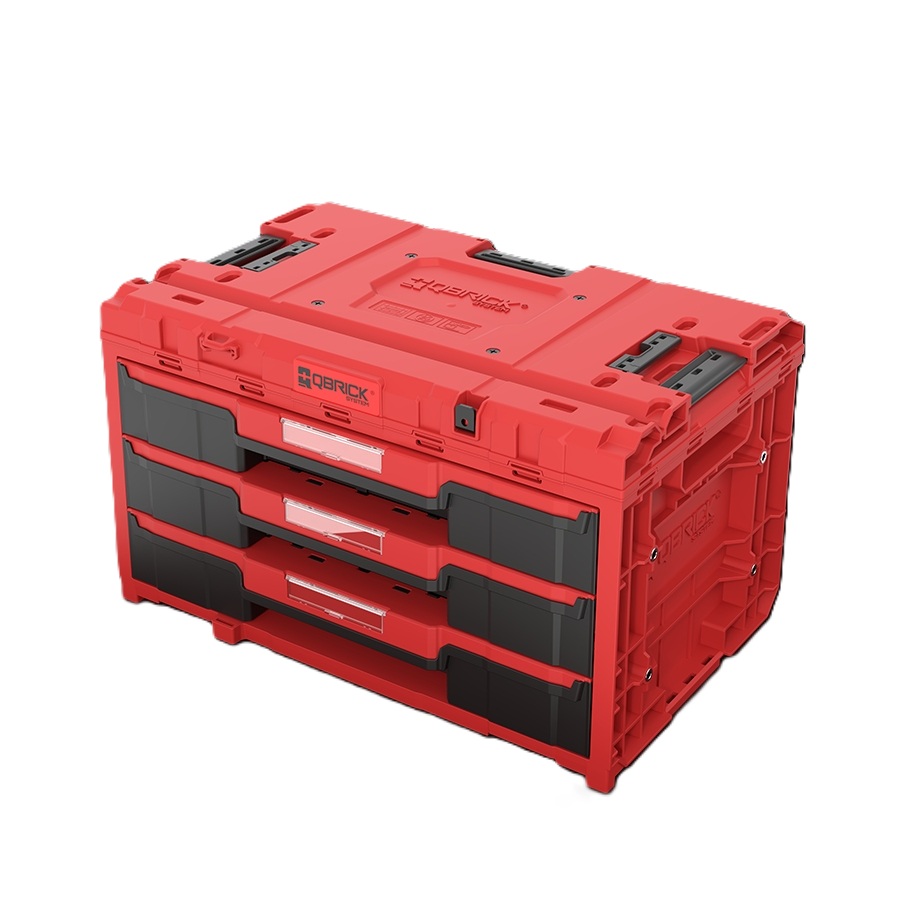 QBrick SKRQONED3CZEPG001 Σύστημα ONE ONE DRAWER 3 ΕΡΓΑΛΕΙΟΘΗΚΗ 2.0 ΚΟΚΚΙΝΗ ULTRA HD Εργαλειοθήκη