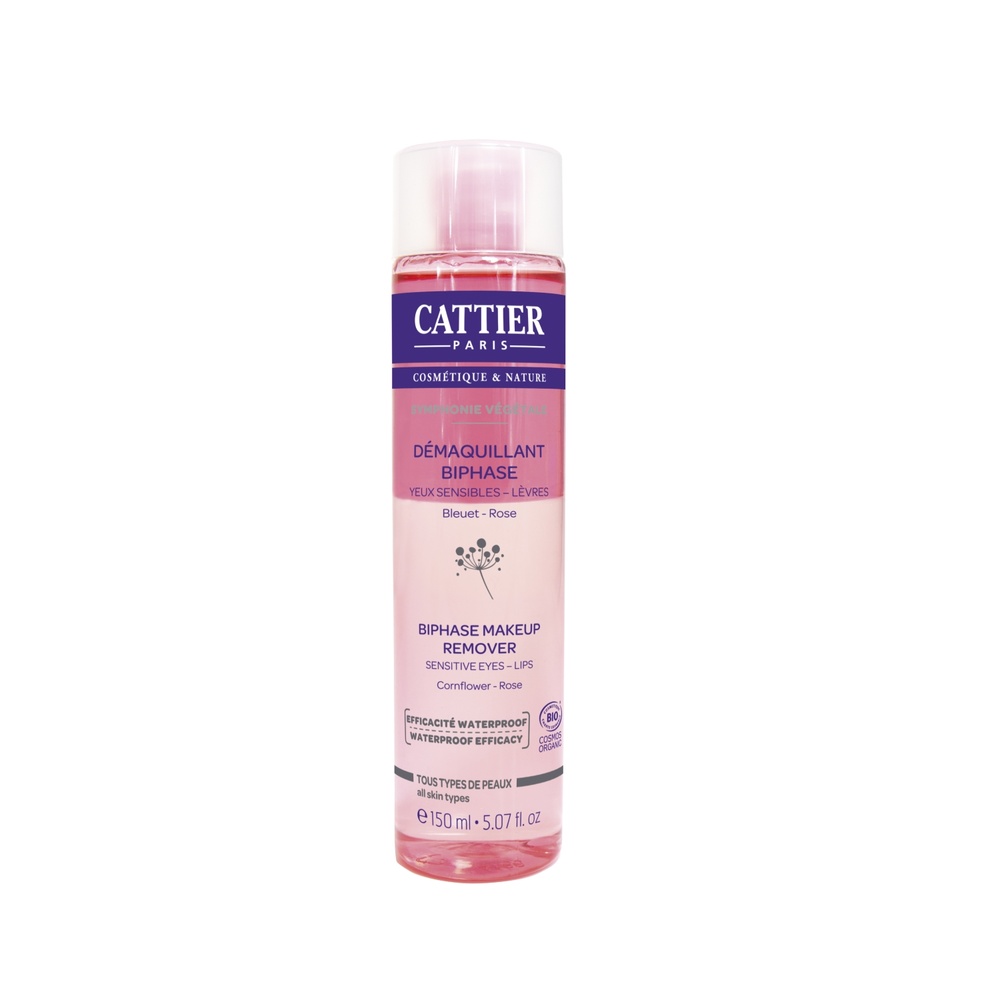 cattier Démaquillant Biphase - Yeux et Lèvres -150ml Soins visage