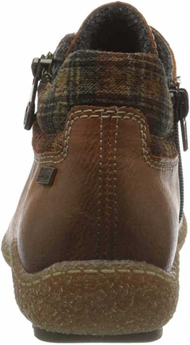 RIEKER Schnür-Stiefeletten braun