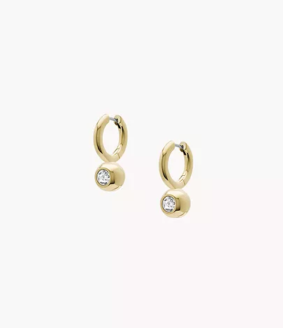Fossil Creolen-Ohrringe Bright Baubles Metall goldfarben