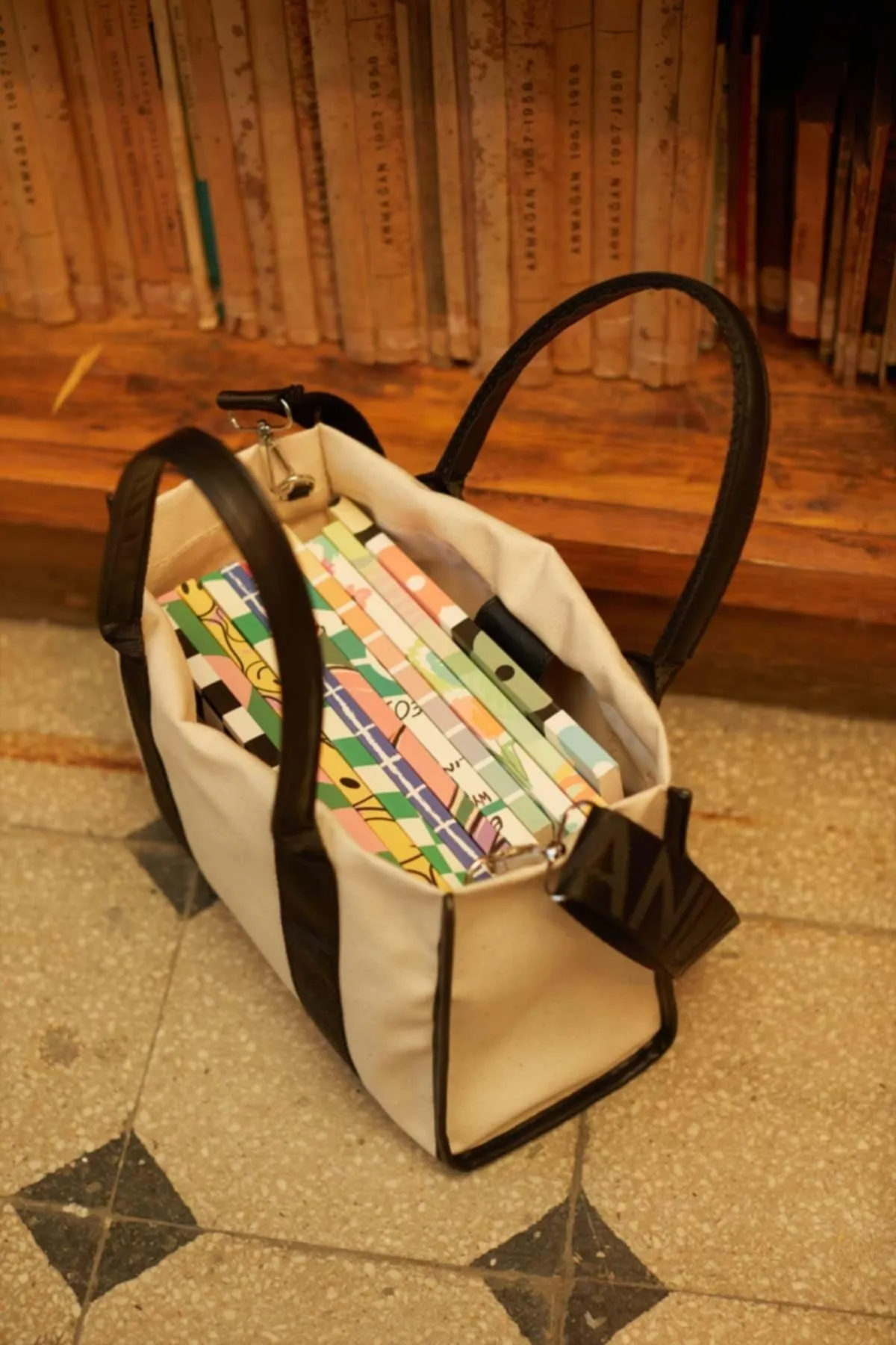 Manuka  Canvas-Tasche Schwarz