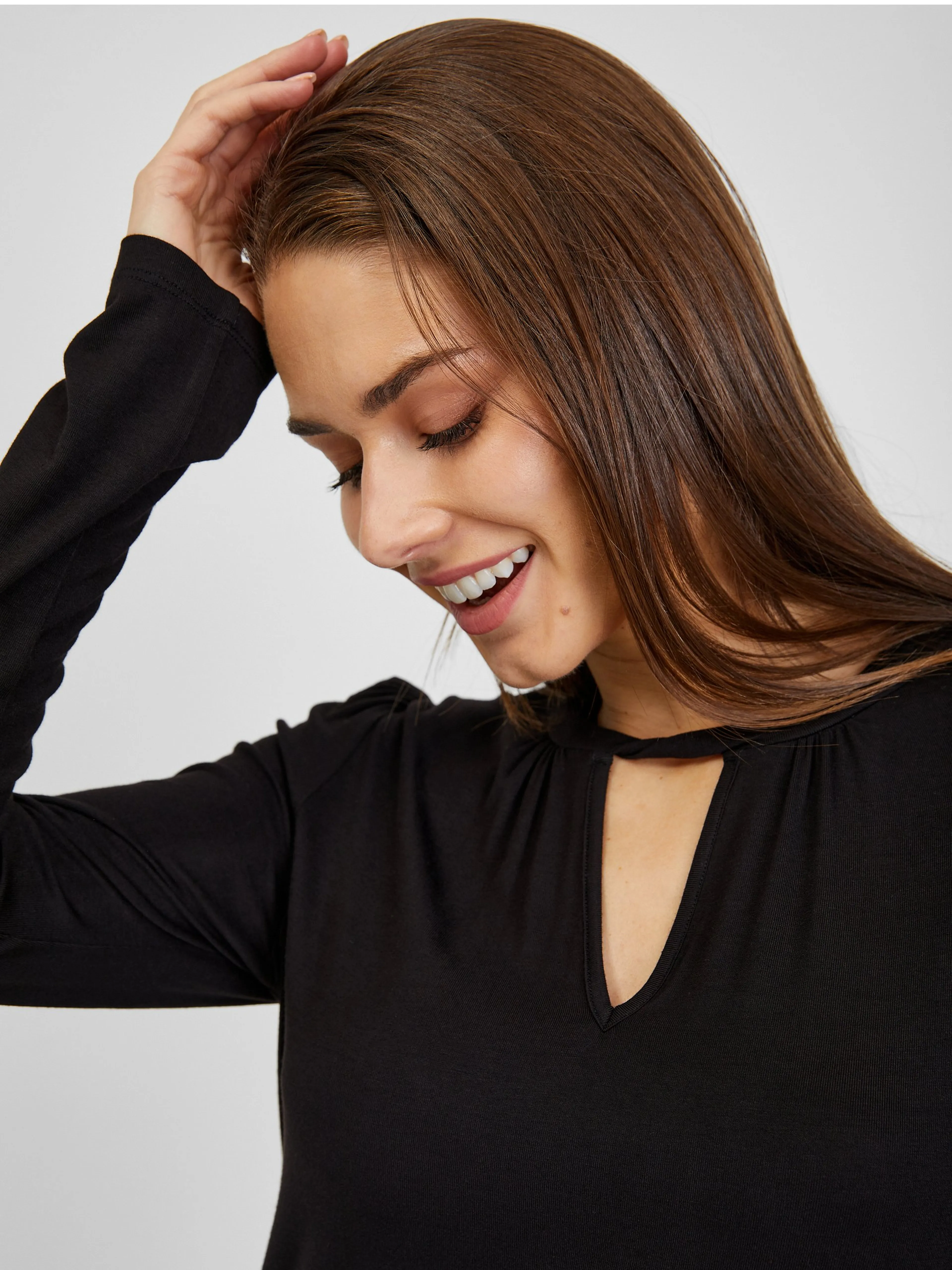 Schwarzes Damen T-Shirt ORSAY