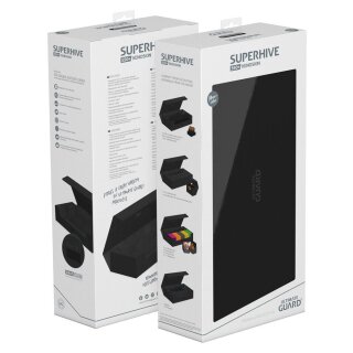 Ultimate Guard Superhive 550+ XenoSkin Monocolor Schwarz