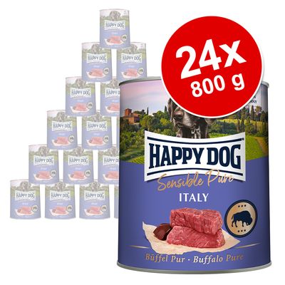 Sparpaket Happy Dog Sensible Pure 24 x 800 g