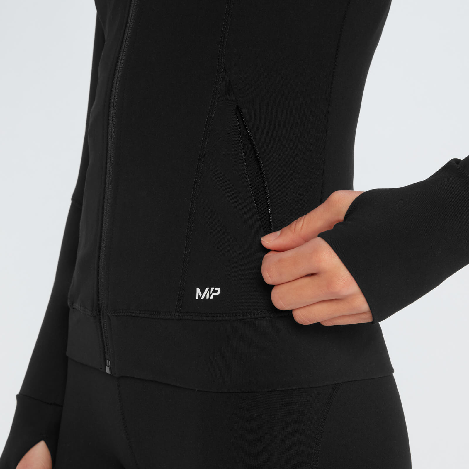 Veste en maille filet MP Power pour femmes – Noir