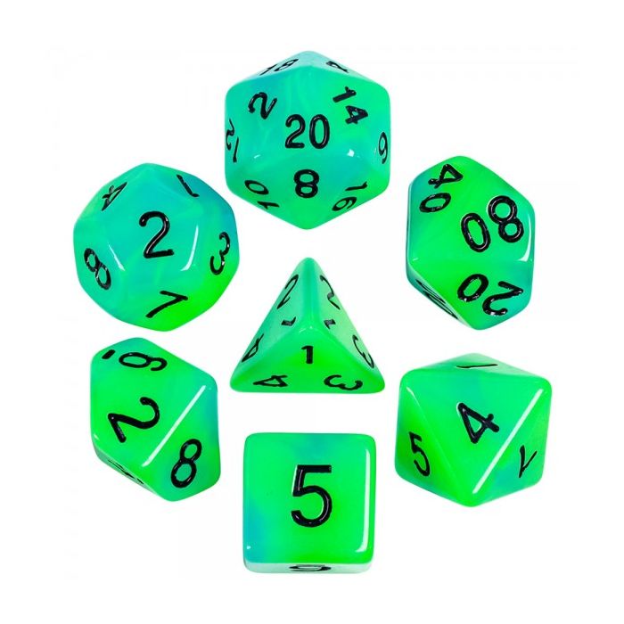 Set Leuchtwürfel grün
