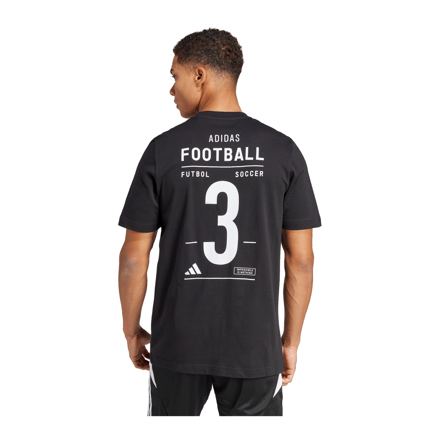 adidas Football Category Logo T-Shirt Schwarz
