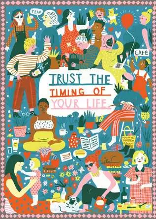 Puzzle 1000 Teile - Trust Timing of your Life