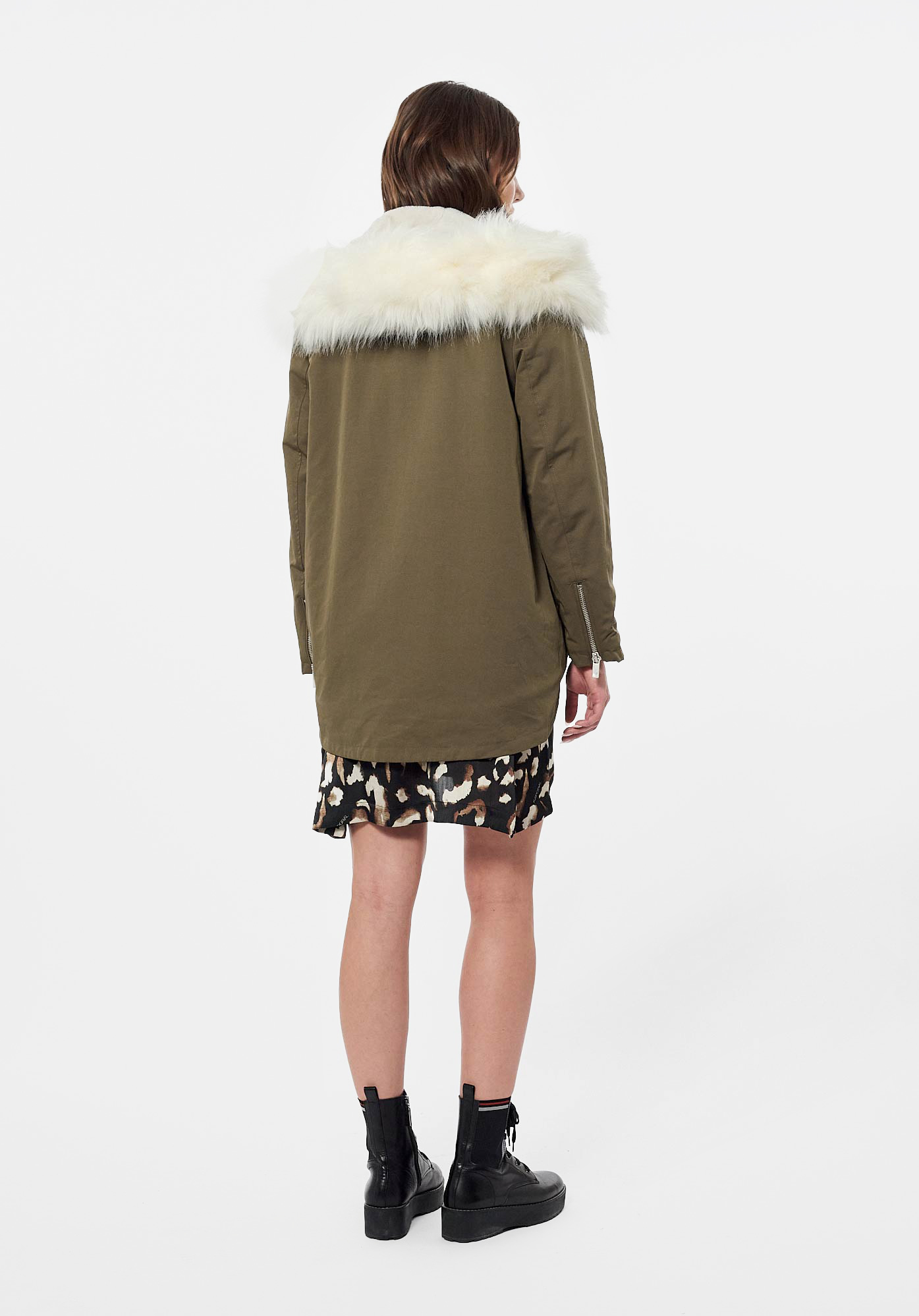 DORIS  Parka kaki Femme