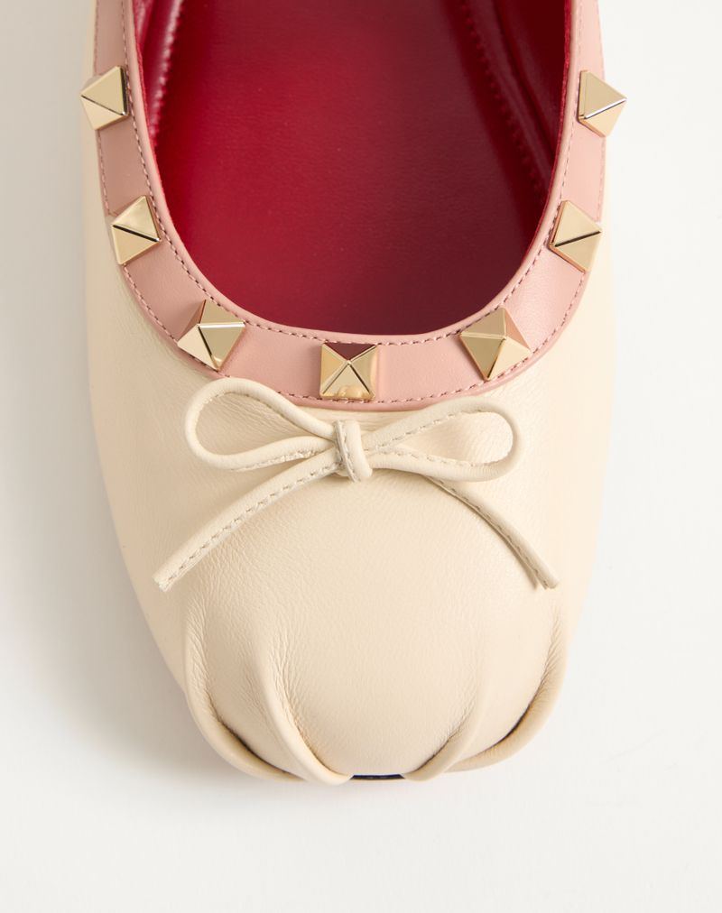 Mary-Jane Rockstud Ballerina i nappalæder 05mm