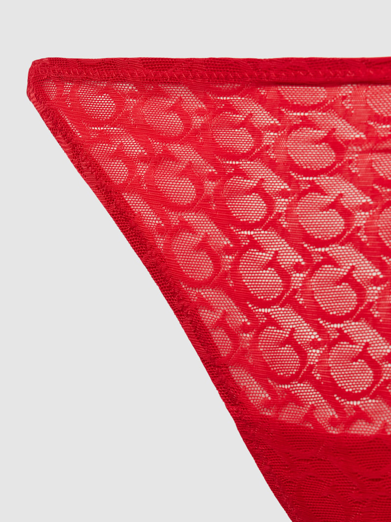 String mit Logo-Muster Modell 'EDYTHA' in rot