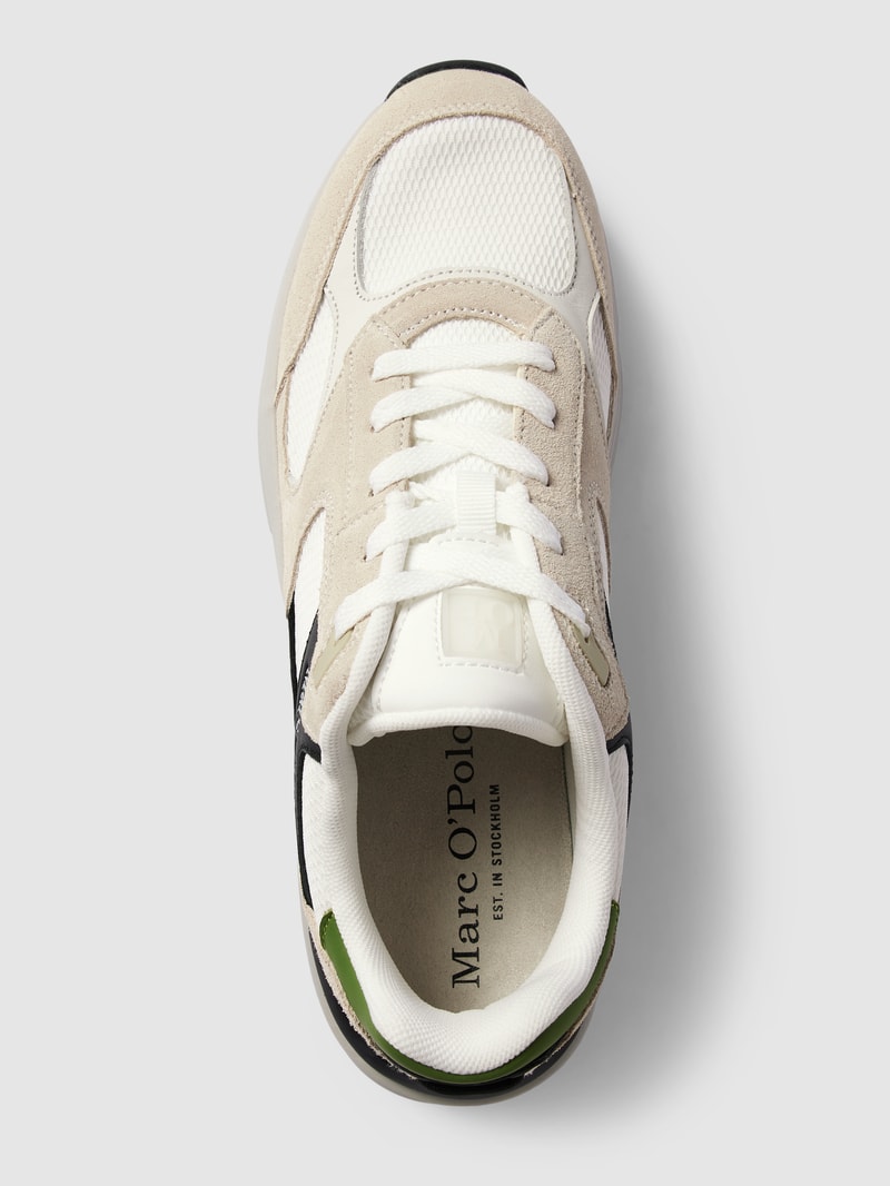 Sneaker mit Label-Details Modell 'Perci' in weiß