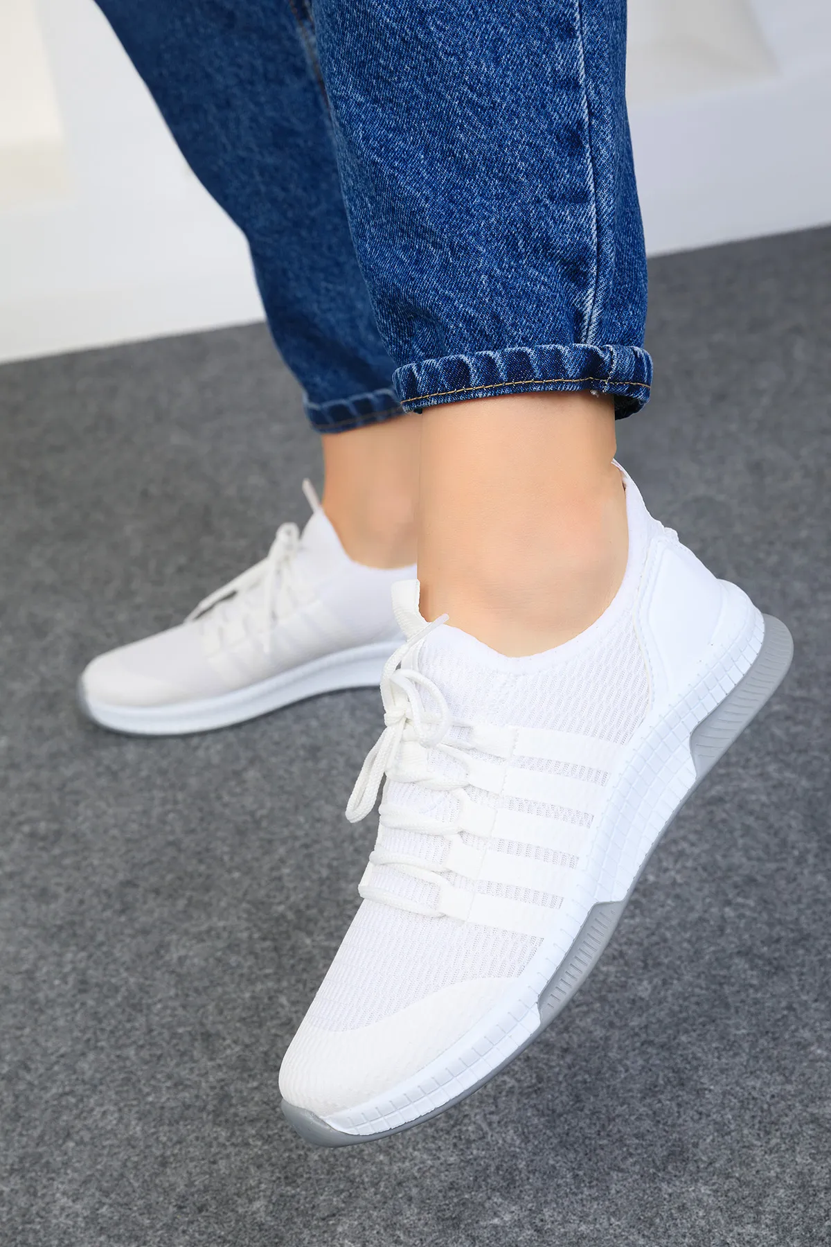 SOHO  Weiße Damen Sneakers 16278