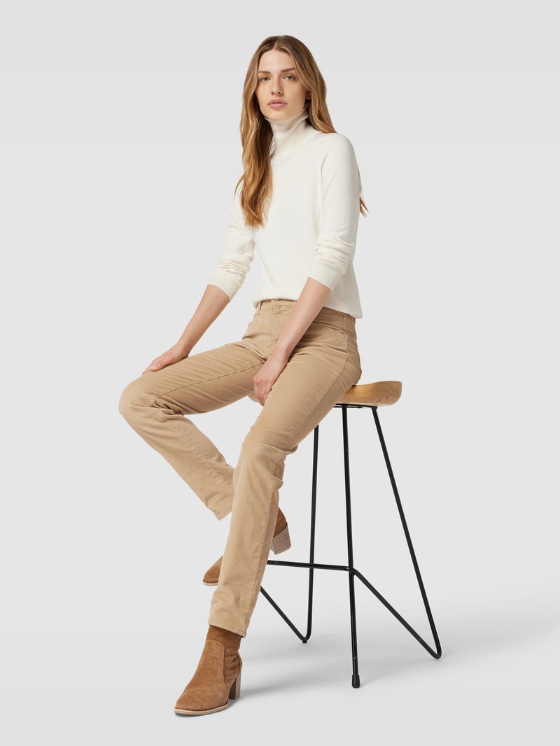 Cordhose mit Eingrifftaschen in camel