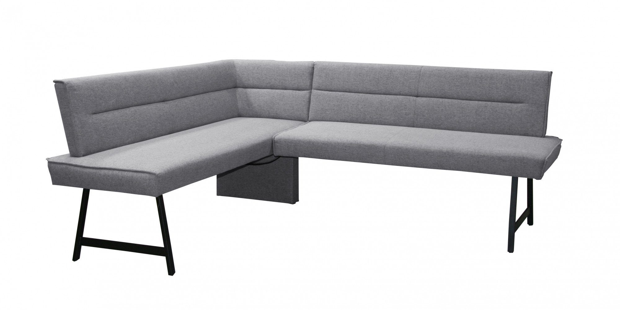 Home affaire Eckbankgruppe Sava, (Set, 4-tlg), Eckbank mit Wellenfederung im Sitz, Tisch Massiv Eiche