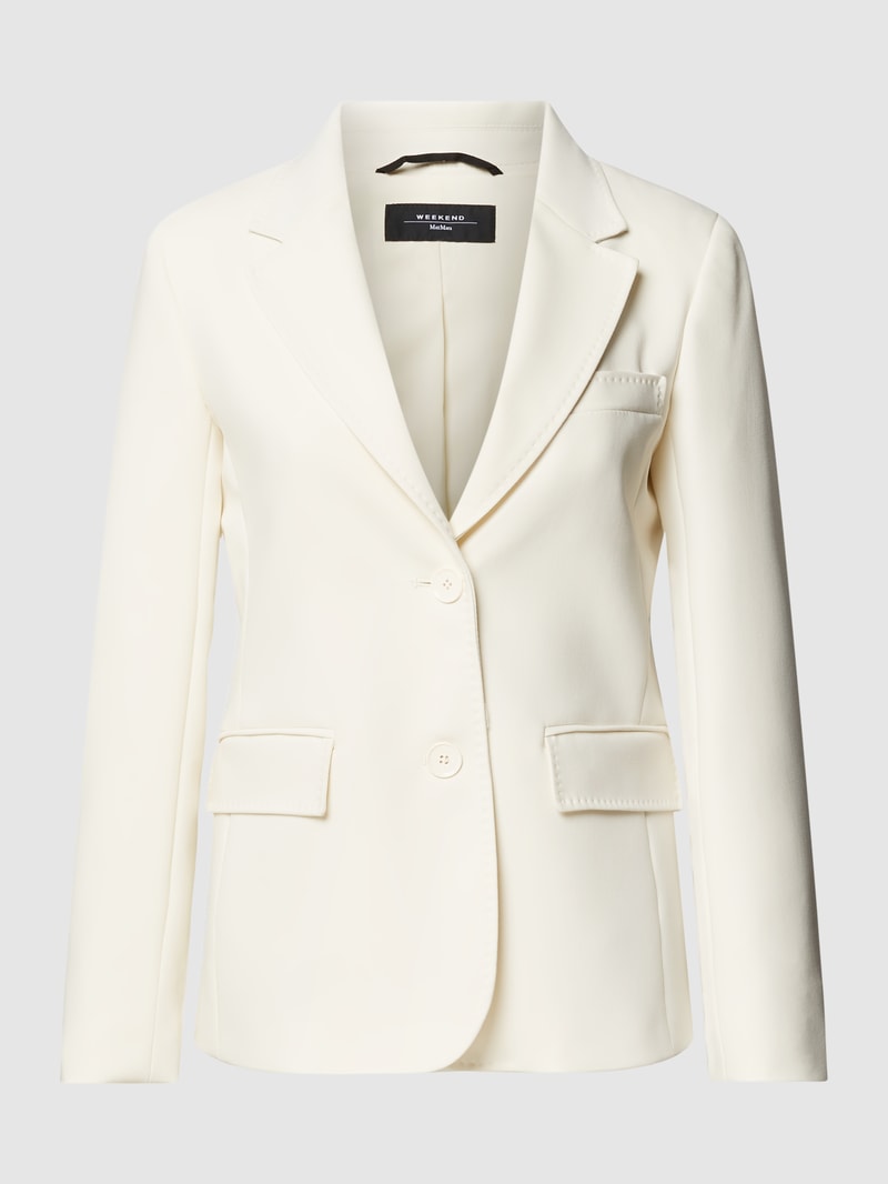 Blazer mit Reverskragen Modell 'UVA' in ecru