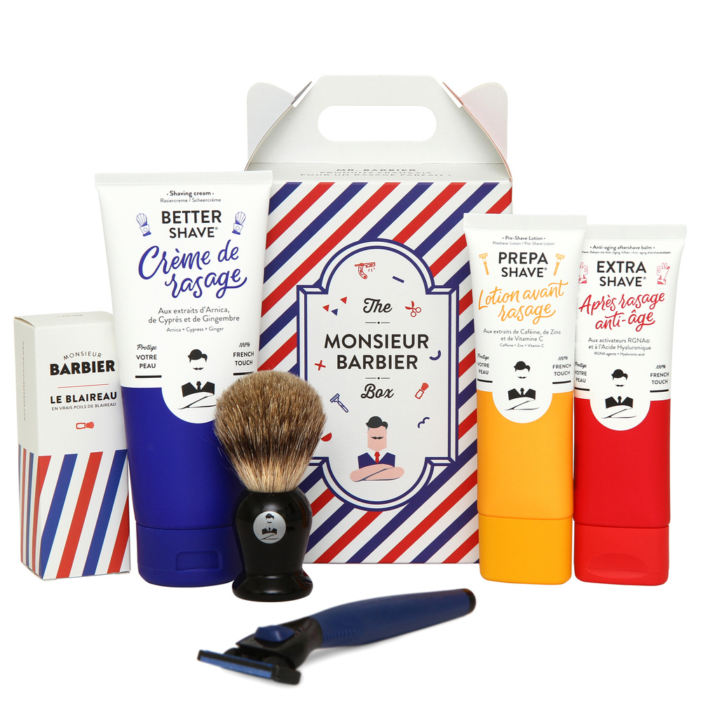 Monsieur Barbier Coffret Super Daddy pour Homme Coffret Cadeau de Rasage pour Hommes